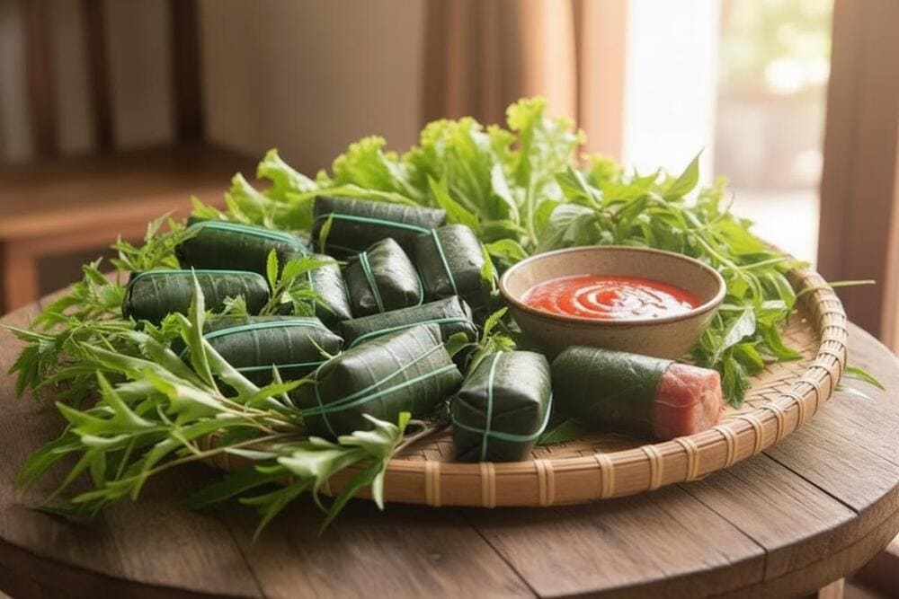 Nem chua Ninh Thuận có vị ngọt thanh cùng chua nhẹ rất hài hòa